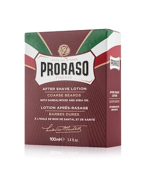 Loción para después de afeitar protección Proraso sándalo y karité