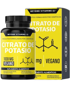 Citrato De Potasio Beyond Vitamins Con Citrato De Potasio 60 Cápsulas