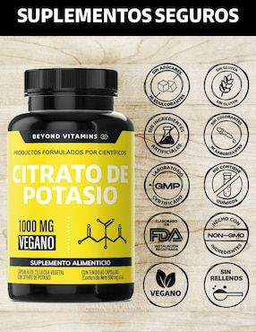 Citrato de Potasio Beyond Vitamins de 60 cápsulas