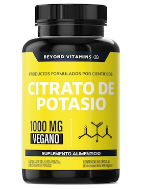 Citrato De Potasio Beyond Vitamins Con Citrato De Potasio 180 Cápsulas