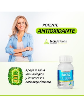 Bayas de Goji Tecnutritions de 60 tabletas