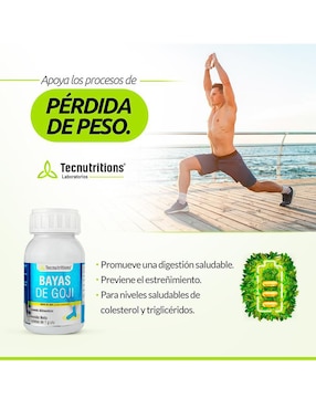 Bayas de Goji Tecnutritions de 60 tabletas