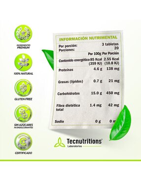 Bayas de Goji Tecnutritions de 60 tabletas