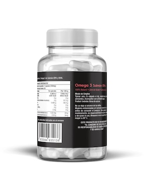 Omega 3 Salmón Skin Vit Nutrition Company con omega 3, aceite de salmón , dha y epa de 60 cápsulas