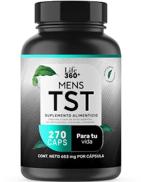 Tst Elite Life360+ Con Fenogreco, Maca, L Arginina, Zinc, Vitamina D3, Ácido Aspártico, L-Citrulina Y Creatina Monohidratada