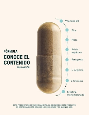 TST Elite: Suplemento masculino con Creatina monohidratada + Maca + Vitaminas y Minerales Life360+