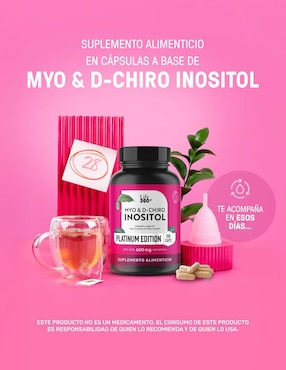 Myo & D-Chiro Inositol Life360+ formula 40:1 Life360 Myo & D-Chiro Inositol de 280 caps