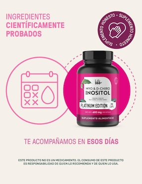 Myo & D-Chiro Inositol Life360+ formula 40:1 Life360 Myo & D-Chiro Inositol de 280 caps