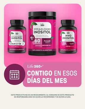 Myo & D-Chiro Inositol Life360+ formula 40:1 Life360 Myo & D-Chiro Inositol de 280 caps