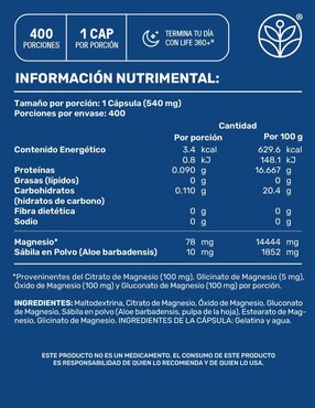 Set de suplementos omega 3 salmon oil + magnesium mix 4 tipos de magnesio Life360+
