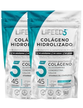 Set De Suplementos Alimenticios Colageno Hidrolizado Lifeed5