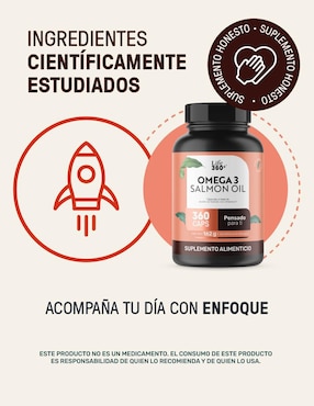2 pack vitamina e + aceite de salmón (omega 3, dha y epa) Life360+ con omega 3, dha, epa y vitamina e de 162 g