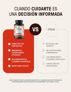 Omg 3: omega 3 con mix de aceites + epa + dha + omega 6 + omega 9 Life360+ con aceite de salmón, aceite de anchoa y aceite de mackerel de 220 cápsulas