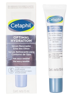 Sérum Refrescante Para Contorno De Ojos Optimal Hydration Cetaphil De Piel Sensible 15 Ml