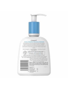 Crema para rostro y cuerpo recomendada para limpiar día y noche Cetaphil Cetaphil todo tipo piel