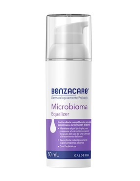 Hidratante Facial Benzacare Microbioma Equalizer Loción Hidratante Galderma 50 Ml