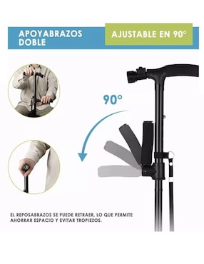 Bastón plegable Genérica de acero