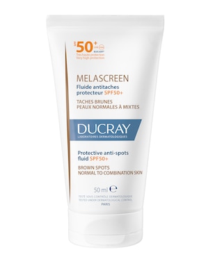 Crema Facial Recomendada Para Prevenir La Aparición De Manchas De Día Melascreen Fluido Antimanchas Protector Solar Fps50 Ducray Para Piel Normal Y Mixta