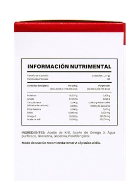 Smart Mega Neo Krill Juveternal con aceite de krill de 60 cápsulas