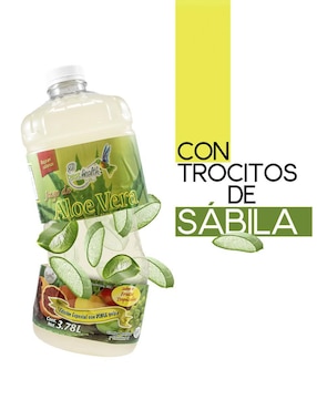 Jugo de Aloe Vera Best Health con aloe barbadensis sabor frutas tropicales de 3.785 l