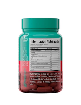 Suplemento alimenticio Coq10 + Vitaminas A, C y E, Zinc y Selenio Solanum con coQ10 de 60 cápsulas