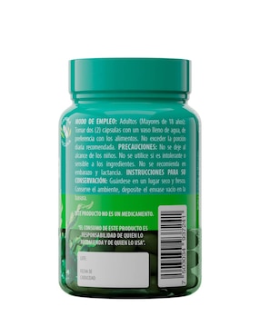 Suplemento alimenticio Espirulina Solanum con alga espirulina de 60 cápsulas