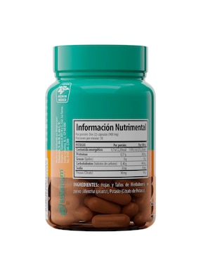 Suplemento alimenticio potasio + mentha spicata Solanum cápsulas unisex