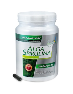 Alga Spirulina Best Health con alga espirulina de 250 cápsulas