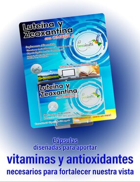 Luteína y Zeaxantina Best Health con omega 3 de 30 cápsulas