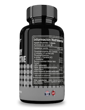 Memory Neuro Active Reset Nutrition con l-carnitina de 60 cápsulas