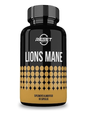 Lions Mane Reset Nutrition Con Hongo De Melena De León 90 Cápsulas