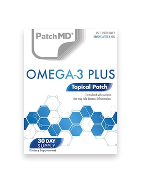 30 Parches Omega 3 Plus Patch MD Unisex