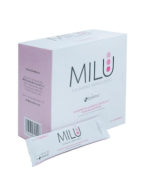 Milu Colágeno Hidrolizado Con Vitamina C Milu Colágeno Hidrolizado sabor original de 330 g