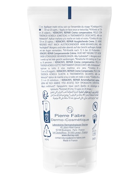Crema facial recomendada para acné día y noche Keracnyl Repair Ducray para piel grasa