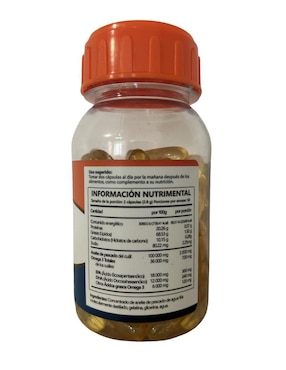 Omega 3 Pharmadan con Omega 3 Pharmafreak sabor natural de 100 cápsulas