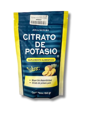 Citrato De Potasio En Polvo Joy Natura Sabor Piña 150 G