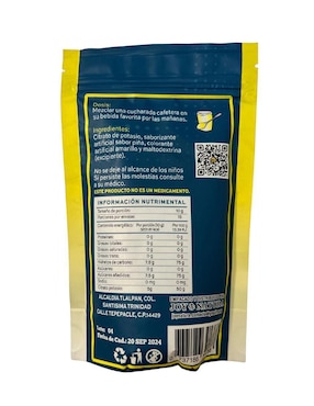Citrato De Potasio En Polvo Joy Natura con citrato de potasio sabor piña de 150 g