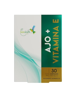 Ajo + Vitamina E Best Health 30 Cápsulas