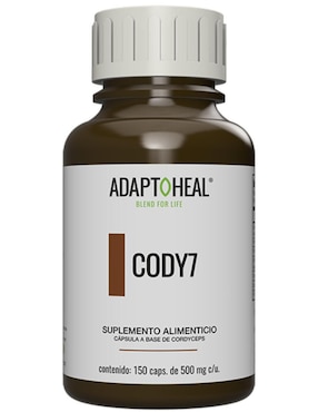 Cody7 Adaptoheal Con Cordyceps Sinensis Sabor Natural Con 150 Cápsulas