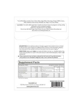 Anti-Aging+ vitamina Patch Md parches