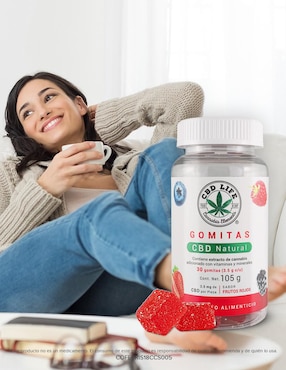 Gomitas CBD Life - suplemento alimenticio Cbd Life sabor frutos rojos