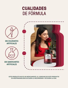 Resveratrol, Astaxantina y Vitamina C Life 360+ Antioxidante de 1024 mg por porción.