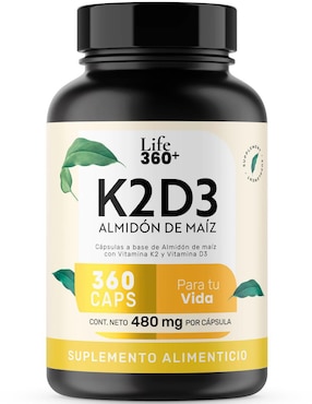 K2d3 Life360+ Con Vitaminas Y Minerales