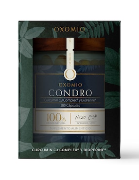Condro de Oxomio - Joint Support Oxomio con curcumina al 95% de curcuminoides de 180 cápsulas