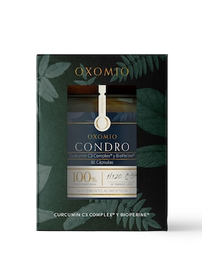 Condro de Oxomio - Joint Support Oxomio con curcumina al 95% de curcuminoides de 60 cápsulas