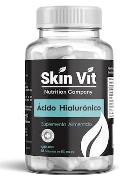 Ácido Hialurónico Skin Vit Nutrition Company 60 Cápsulas