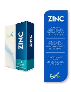 Zinc Best Health de 30 cápsulas