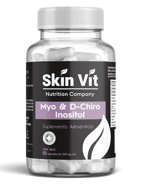 Myo & D-chiro Inositol Skin Vit Nutrition Company 60 Cápsulas