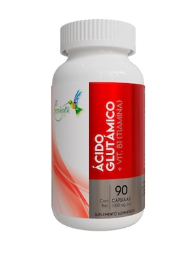 Ácido Glutámico + Tiamina Best Health con ácido glutámico + vitamina b1 de 90 cápsulas