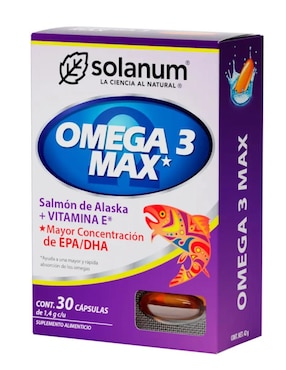 Omega 3 Max Solanum 30 Cápsulas